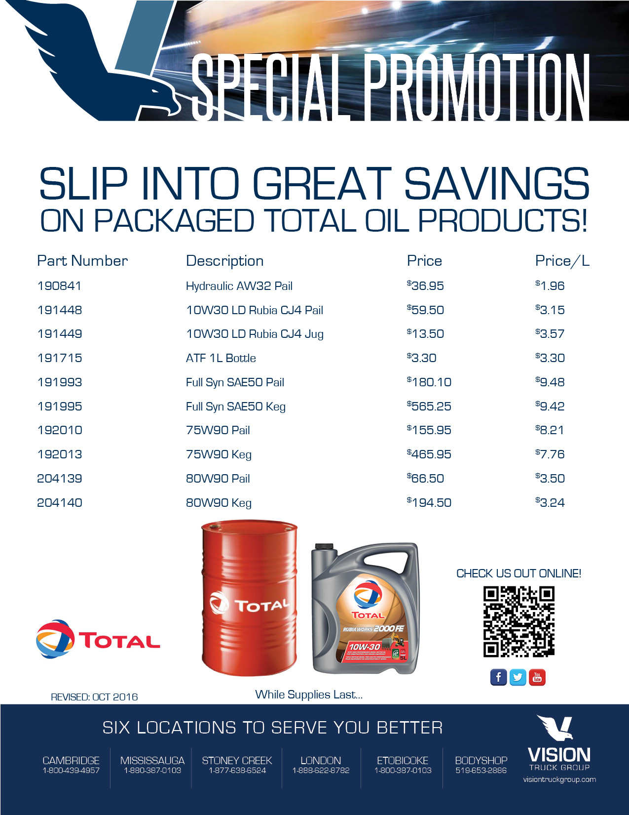 Total Oil Promo Total Oil Special
